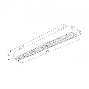 Встраиваемый светильник Elektrostandard Slim Magnetic 85530/01
