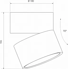 Накладной светильник Elektrostandard Klips a063936