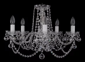 Подвесная люстра Bohemia Ivele Crystal 1402 1402/5/195/Ni/Balls