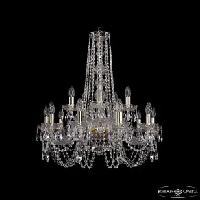 Подвесная люстра Bohemia Ivele Crystal 1402 1402/10+5/240/h-75 G