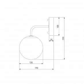 Бра Eurosvet Austin 70091/1 черный