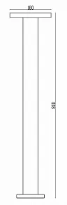 Наземный низкий светильник Maytoni Wald O420FL-L12GF1