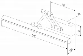 Подсветка для картины Elektrostandard Monza 40156/LED