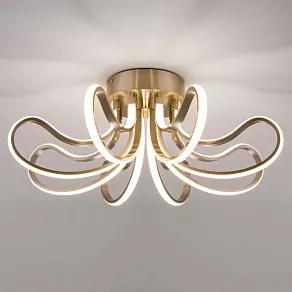 Потолочная люстра Eurosvet Lilium 90079/8 сатин-никель 80W