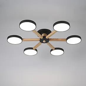 Люстра на штанге Imperiumloft TURNA Black TURNA01