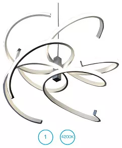 Подвесной светильник Ambrella Metallic 8 FL402