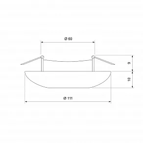 Встраиваемый светильник Elektrostandard 2220 a041527