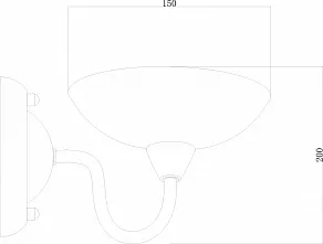 Бра Moderli Lione V1202-1W