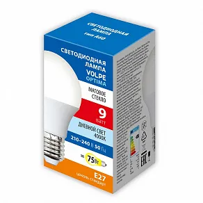 Лампа светодиодная Volpe  E27 9Вт 4000K UL-00008775