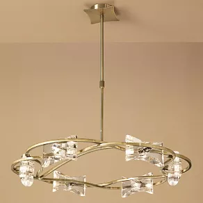 Люстра на штанге Mantra Krom Cuero 0867