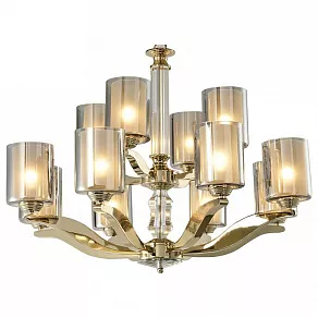 Подвесная люстра Newport 7900 7908+4/C  gold