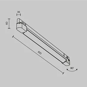 Накладной светильник Maytoni Technical Basis TR196-3-20W4K-W(N)