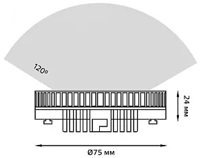 Лампа светодиодная Gauss SMD GX53 8Вт 6500K 108008308