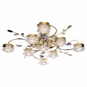 Потолочная люстра Arte Lamp Petali A3109PL-9GO
