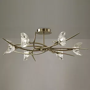 Люстра на штанге Mantra Eclipse Antique Brass 1472