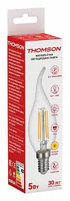 Лампа светодиодная Thomson Filament TAIL Candle E14 5Вт 2700K TH-B2073