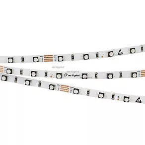 Лента светодиодная Arlight MINI-60-24V RGB 5mm (3535, 5m, LUX) 025706