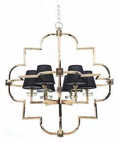 Подвесная люстра LUMINA DECO Baltimore LDP 8020-6 GD+BK