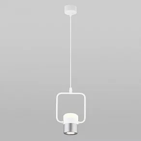 Подвесной светильник Eurosvet Oskar 50165/1 LED белый/серебро