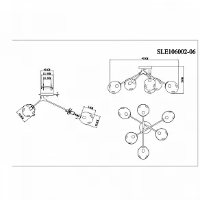 Накладной светильник EVOLUCE Marea SLE106002-06