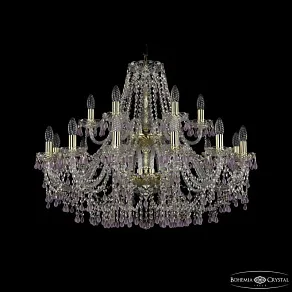 Подвесная люстра Bohemia Ivele Crystal 1410 1410/10+5/300/2d G V7010