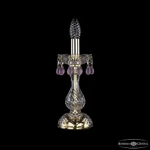 Настольная лампа декоративная Bohemia Ivele Crystal 1410 1410L/1-27 G V7010