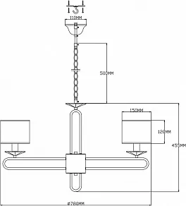 Подвесная люстра Moderli Celestia V2632-8P