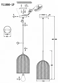 Подвесной светильник Moderli Yarn V11880-1P
