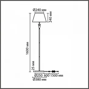 Торшер Lumion VERMONT 8274/1F