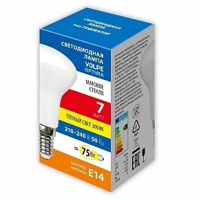 Лампа светодиодная Volpe  E14 7Вт 3000K UL-00008822