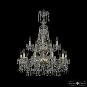 Подвесная люстра Bohemia Ivele Crystal 1403 1403/10+5/240/XL-92/2d G
