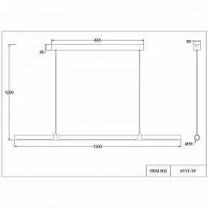 Подвесной светильник Favourite Cuero 4111-1P