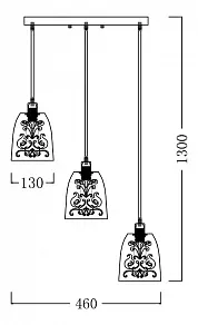 Подвесной светильник Maytoni Ferro ARM610-03-R