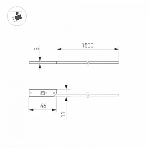 Токопровод концевой Arlight MICROCOSM 062271