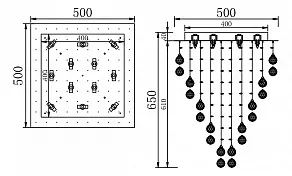 Потолочная люстра Maytoni Swirl MOD217-50-N