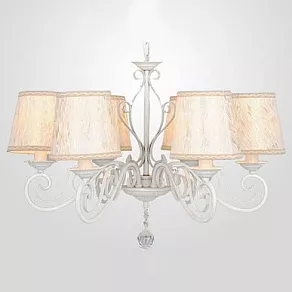 Подвесная люстра Eurosvet 60051 60051/6 белый с золотом