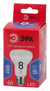 Лампа светодиодная Эра ЭКО E27 8Вт 6500K Б0045336