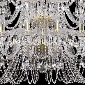 Подвесная люстра Bohemia Ivele Crystal 1402 1402/20+10+5/400/2d/G