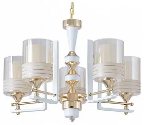 Подвесная люстра Arte Milano Florentia-6087 306087/5 Wh/Gd