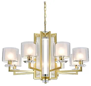 Подвесная люстра Newport ALEXANDRA 4408+1/C mat.gold