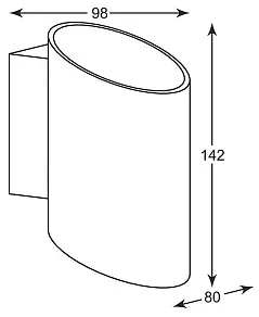 Бра Zumaline Slice 50603-WH