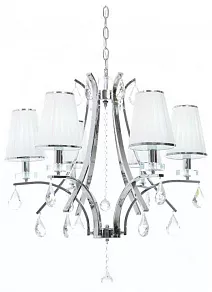 Подвесная люстра LUMINA DECO Glamour LDP 66247-6 WT+CHR