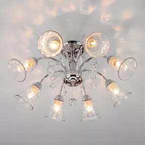 Люстра на штанге Eurosvet Norene 30157/8 хром