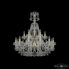 Подвесная люстра Bohemia Ivele Crystal 1409 1409/12+6/300/XL-94/2d G