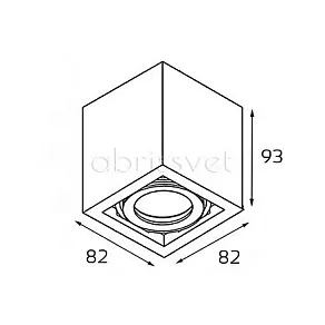 Накладной светильник Italline OX 13A OX 13A white