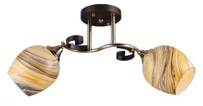 Накладной светильник Imex MD.1671 MD.1671-2-S WENGE+FGD