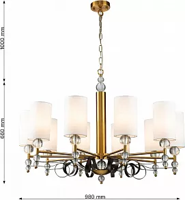Подвесная люстра Favourite Opera 2994-10P