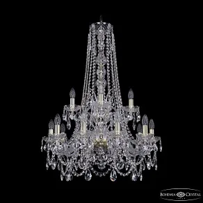 Подвесная люстра Bohemia Ivele Crystal 1411 1411/10+5/240/h-94/2d G