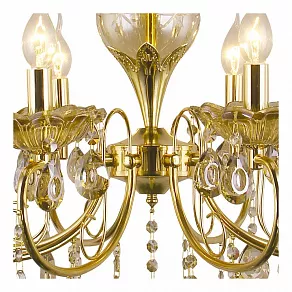 Подвесная люстра Arte Lamp Solfeggio A8791LM-8GO