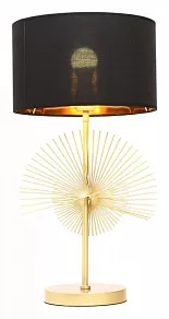 Настольная лампа декоративная LUMINA DECO Fabi LDT 5534 GD+BK